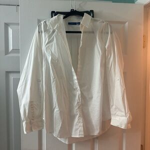 Apt. 9 Men's Cream Casual Button Down Shirt